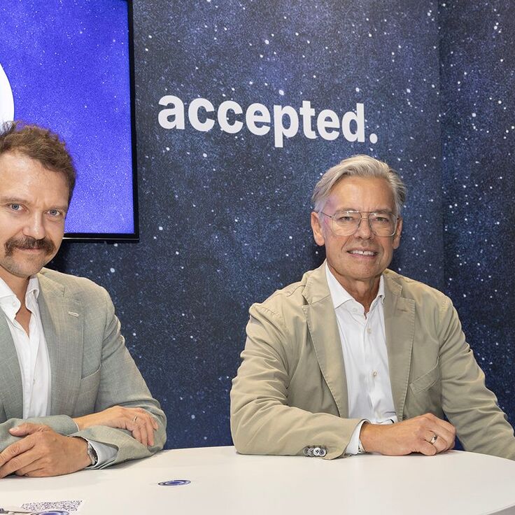 Krzysztof Bartkowski, with Michael Wagenhofer, Managing Director, Big Blue Marble 